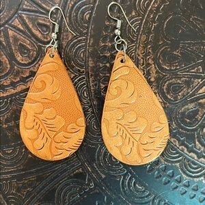 Paparazzi Orange Teardrop Earrings